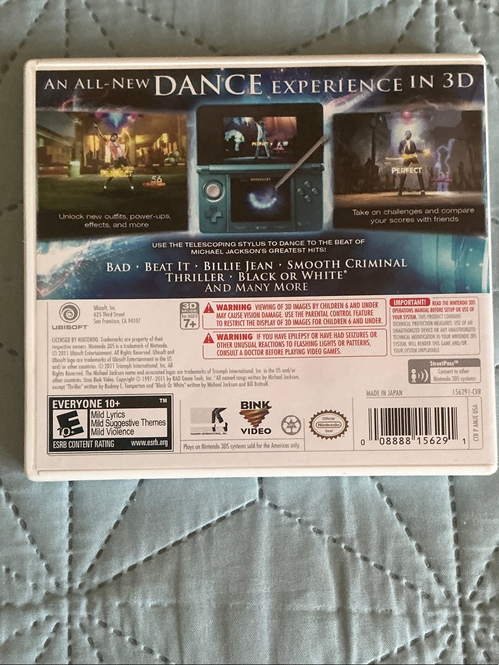 Michael Jackson: The Experience 3D (Nintendo 3DS) - Picture 2 of 3